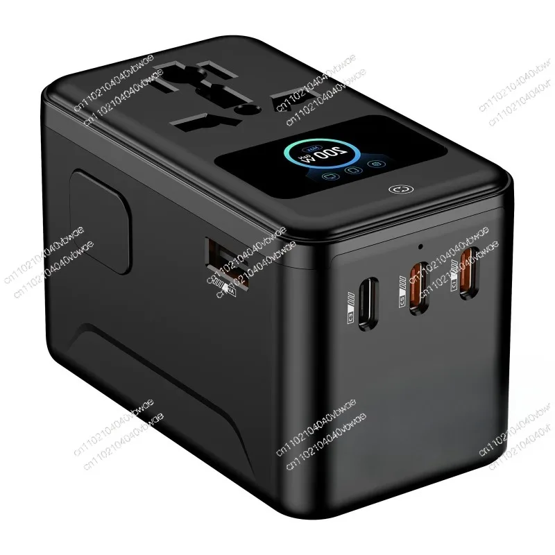 New PD200W Display Screen Digital Display Animation Gallium Nitride Fast Charging Conversion Socket