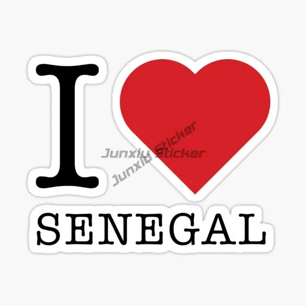 

SENEGAL Senegalese Flag Motorcycle Laptop Car RV SUV Wall Car Stickers PVC Vinyl Reflective Stickers Decals