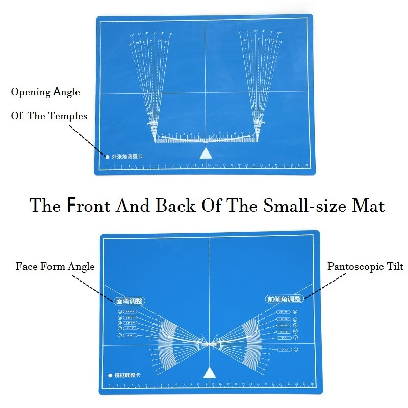 Fitting Tool Spectacles Work Mat Eyeglasses Frame Adjustment Tool Measurement Repair Tools for Optical Store Face Form Adjust