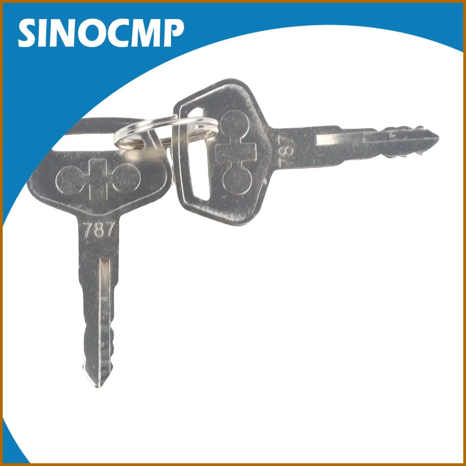 

SINOCMP Excavator Key Switch / Ignition Key For Komatsu Truck 787 PC-5 PC-6 PC-7 PC-8