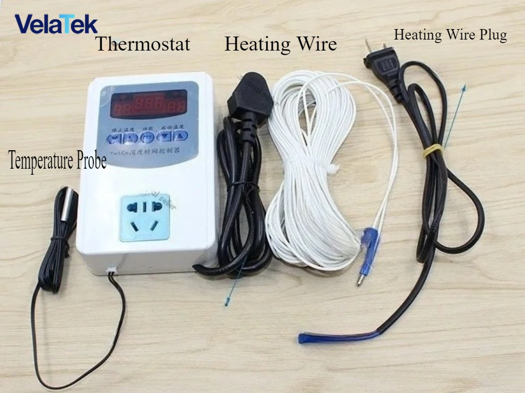 

for Greenhouse succulent greenhouse pet heating wire greenhouse thermostat heating wire temperature controller thermostat