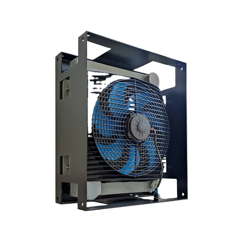 Ah1417 Heat Exchanger China Hydraulic Oil Cooler with Fan Dc12v Dc24v Hydraulic Oil Cooling System