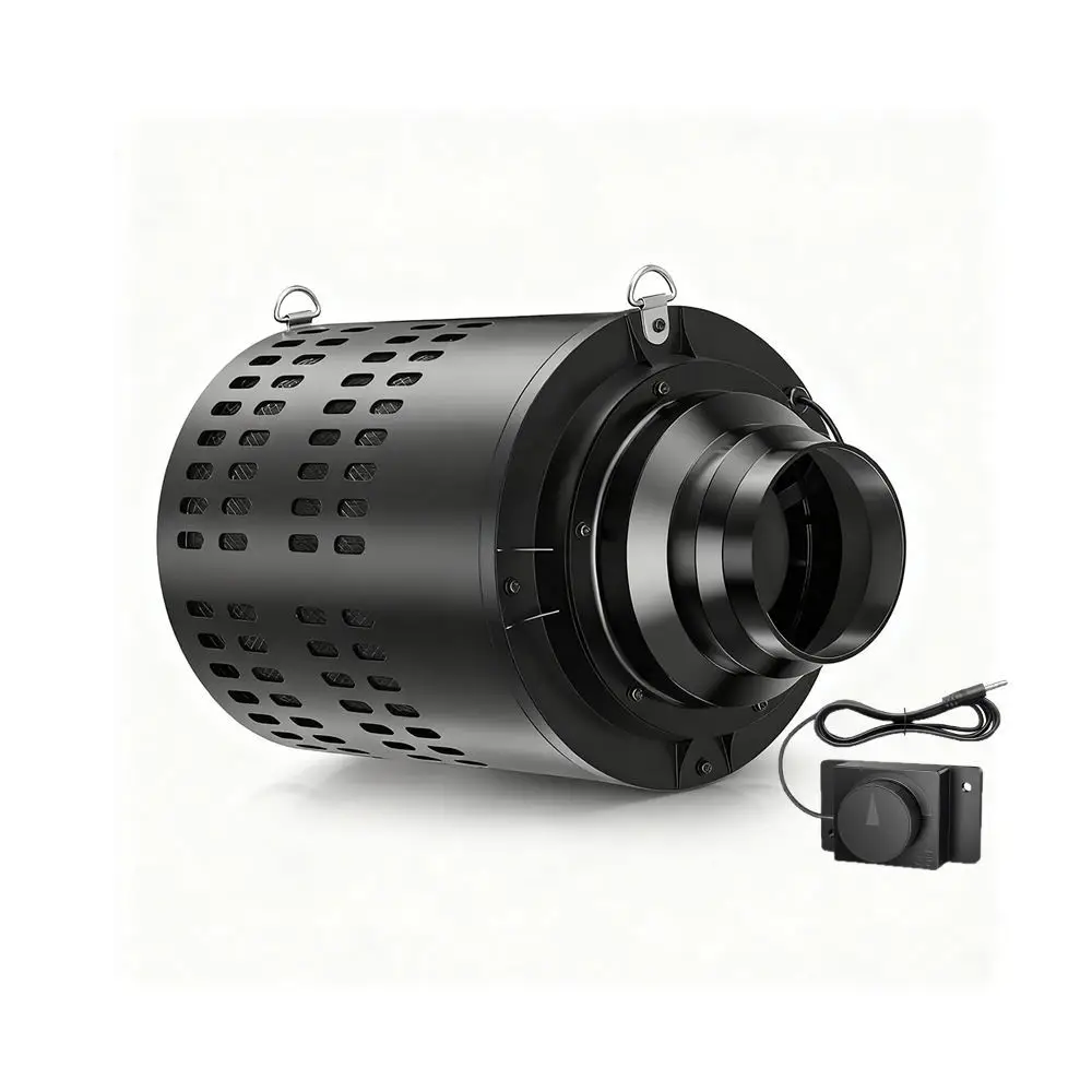 Source Factory 6-inch EC motor fan Activated carbon filter Integrated deodorant ventilation fan