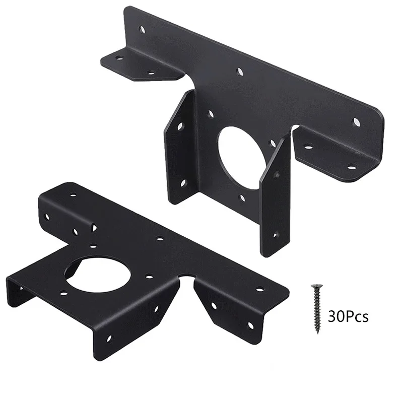 Heavy Duty Metal Angle FrameTShape 3 Direction Extension Adjustable Beam Pillar Fixed Bracket Pergola Exte