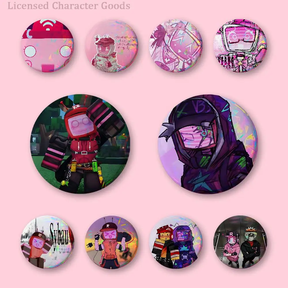V-Veeronica Custom Badges 75mm 44mm 25mm 32mm 58mm Hat Backpack Accessories Toys Collect Gifts Large