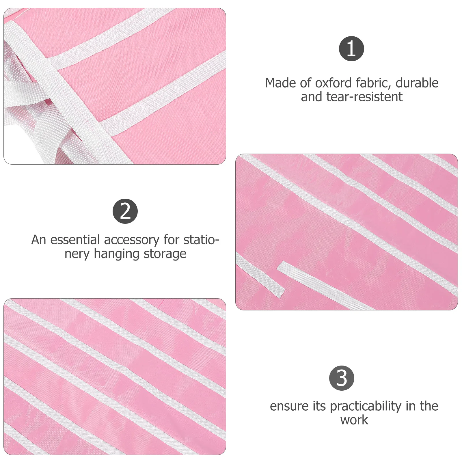 

Book Hanging Bag Storage Bags Organizer Multifunction for Student Desks