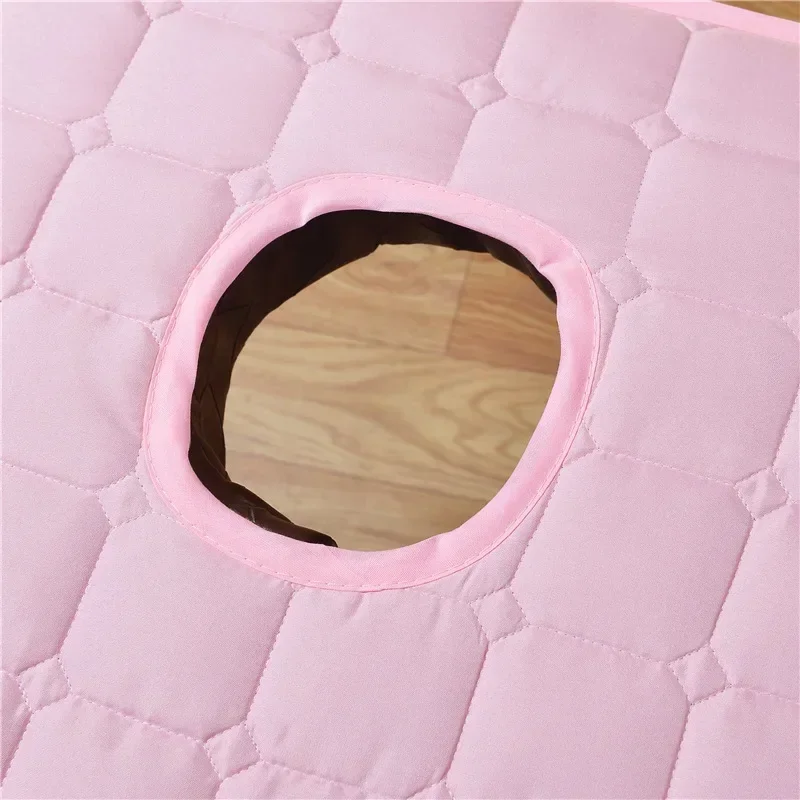 Skin-Friendly Solid Color SPA Treatment Bed Cover with Hole