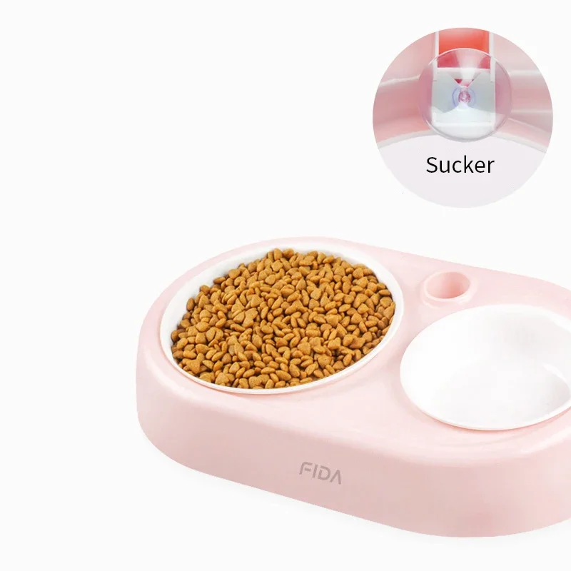 650ml Automatic Pet Dispenser Anti-Tip Dog Bowl Drinking Water Bottle Feeder Hanging Kettle Cat Food Container Pets Supplies