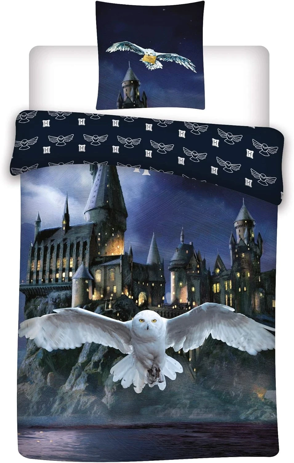 

Magical Owl Bedding Set,Reversible Bed Supplies Set Duvet Cover Bed Comforter Set Bedding Set Exquisite Birthday