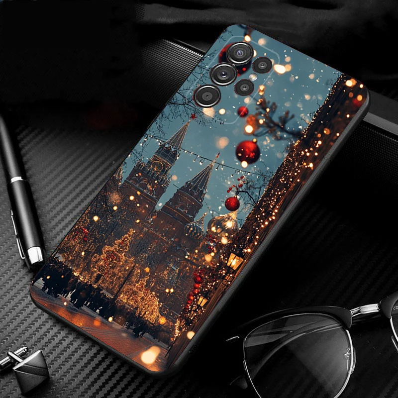 Phone Case For Samsung Galaxy S25 S24 S23 S22 S21 Ultra S24 S23 S22 S21 S25 Plus S24 S25 FE Aesthetic Christmas