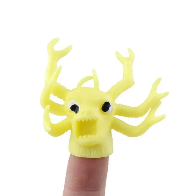 Puppet alien MONSTER FINGER PUPPETS potwory zabawki urodziny torebka imprezowa wypełniacze udawaj zagraj