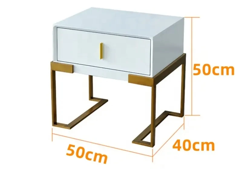 

Modern minimalist style bedside table high quality corner storage bedside table bedroom furniture