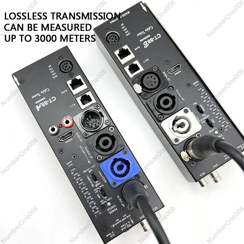 CT-88 Separate Multi-Function Xlr Signal Line Meter Hdm Line Meter Automatic Audio Side Line Meter