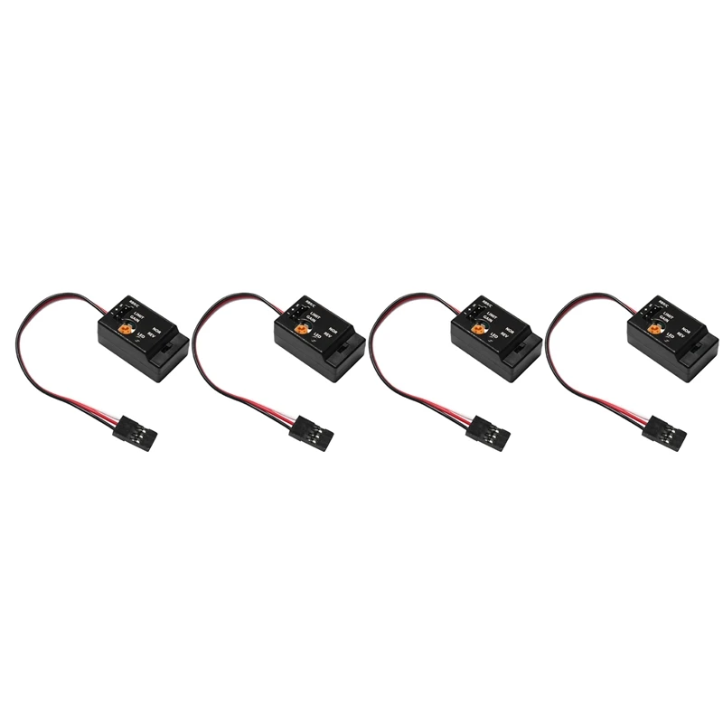 

4X Mini Gyro Gyroscope For WPL D12 1/10 RC Car Drift Racing Car Steering Output Integrated Compact Light-Weight Design