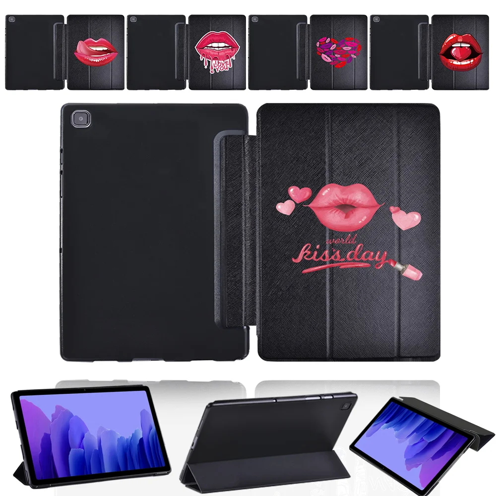 

Tablet Case for Samsung Galaxy Tab A7 10.4 2020 SM-T500 T505 Case for Tab A 10.1 SM-T510 T515 PU Leather Trifold Stand Cover