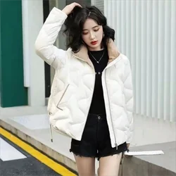 Fashion winter women's coat new stand collar warm cotton coat women's high quality leisure warm cotton clothing