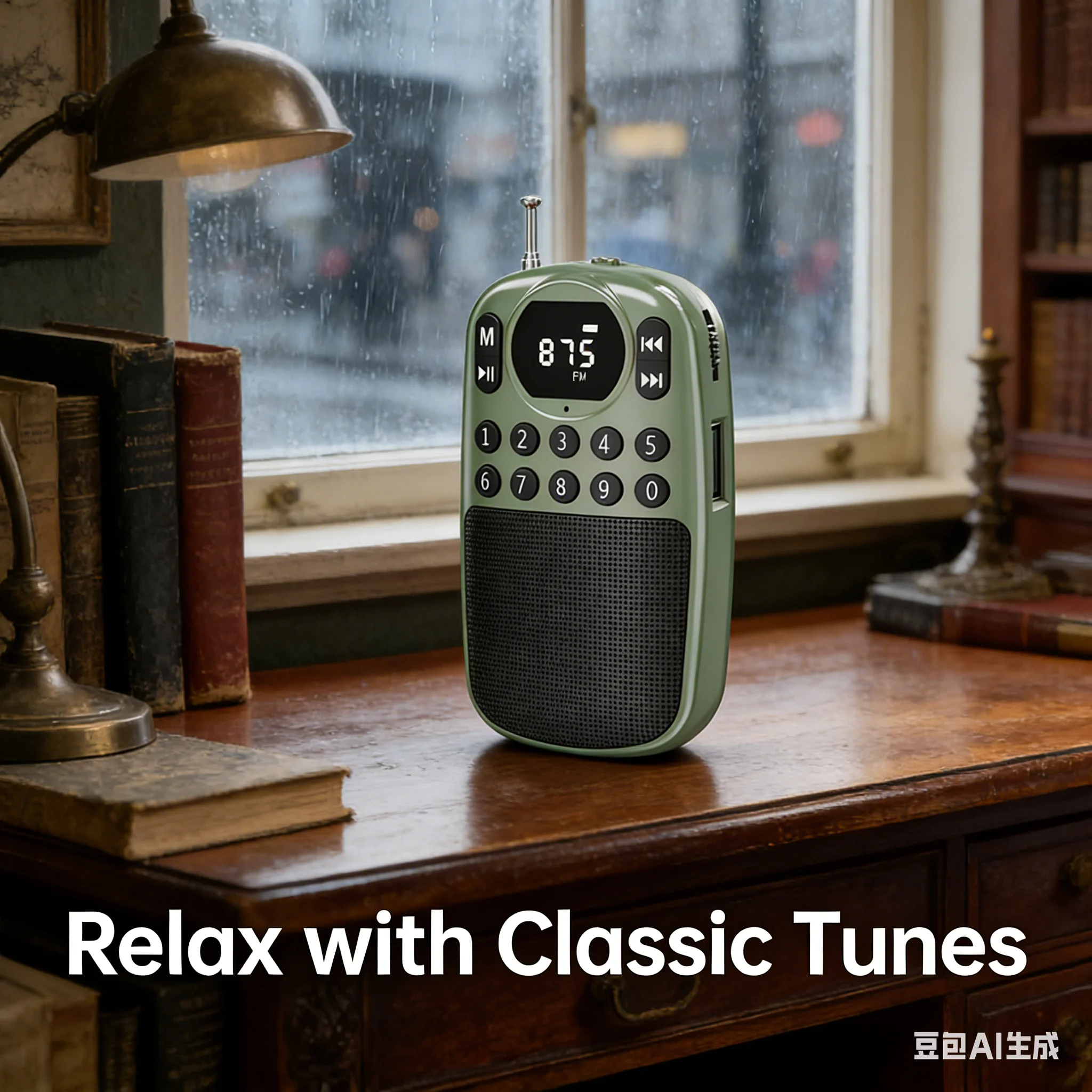 

Карманное FM-радио с Bluetooth 5.3, 1200 мАч, перезаряжаемое, воспроизведение с TF-карты/USB-накопителя, громкий звук 5 Вт, портативная колонка для занятий спортом на открытом воздухе