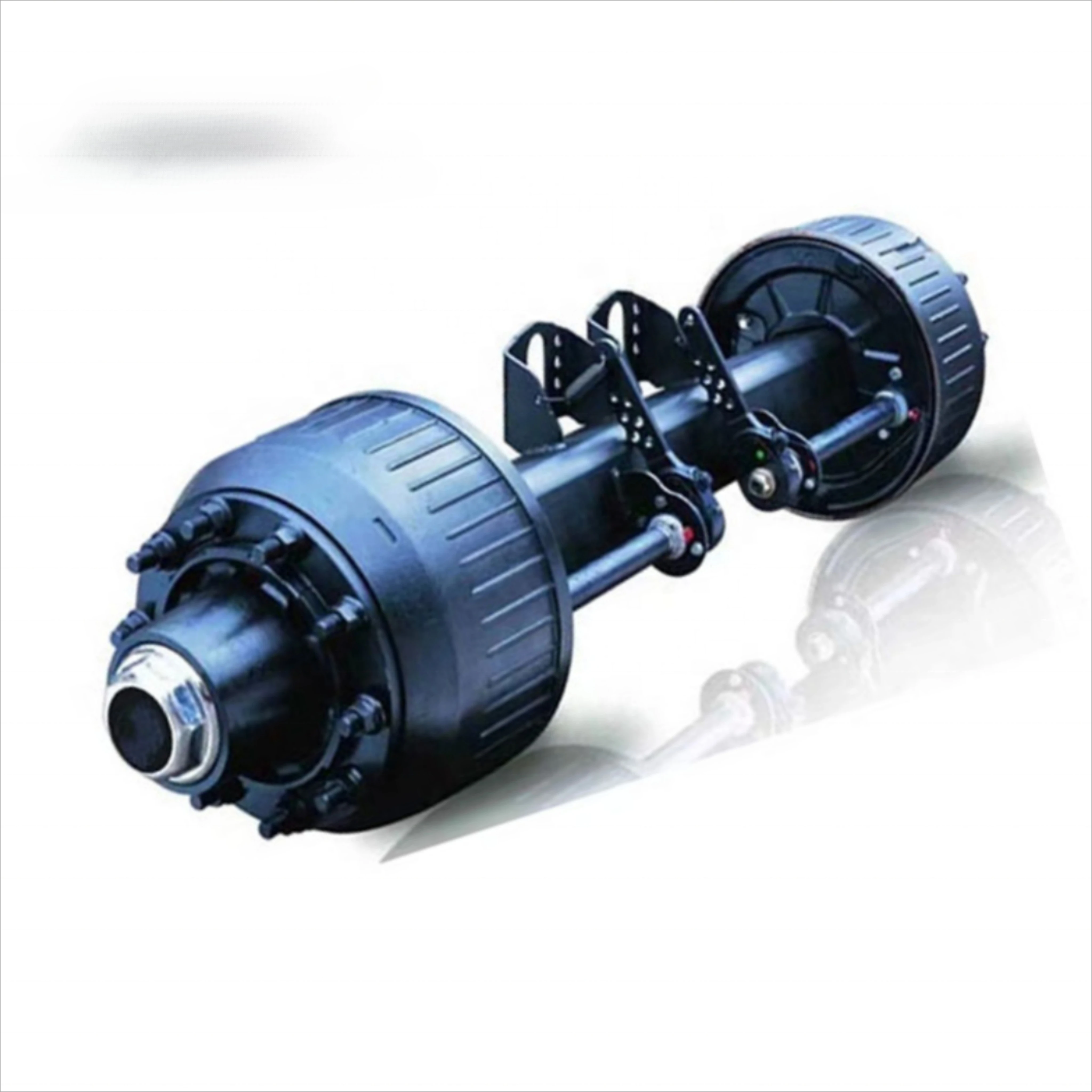 For High Quality  New Condition German Style Truck Parts Accessories Steel Semi Spindle Truck Axles Low Rear ATV Axle Trailer