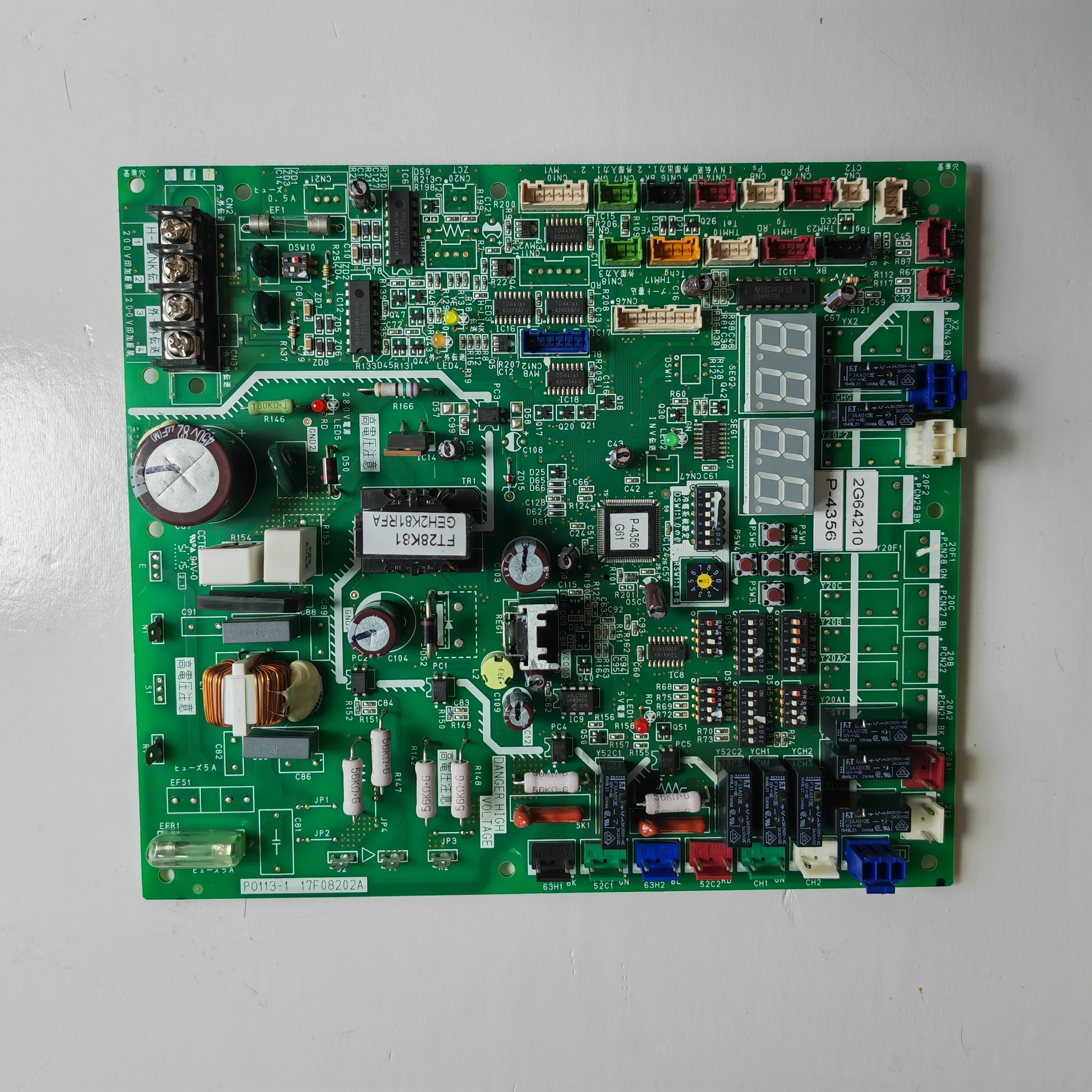 Central Air Conditioning Outdoor Unit Main Board PCB Motherboard  FT28K81GEH2K81RFA  2G64210  P0113-1  17F08202A P-4356