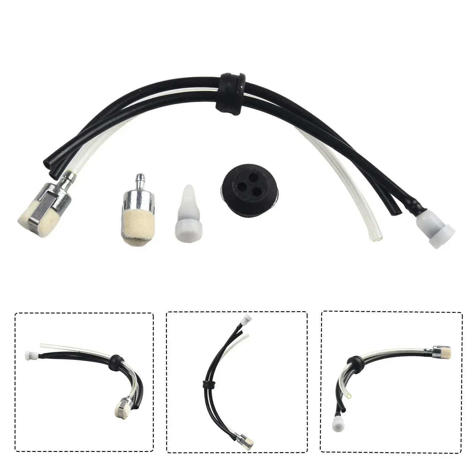 Kit passacavo di sfiato filtro linea carburante per tagliabordi per ECHO SRM V 13700003 Parti di ricambio per tosaerba per decespugliatore