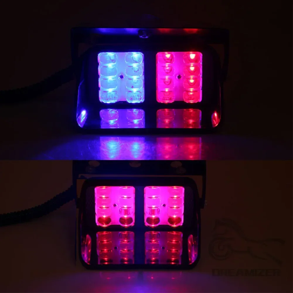 

Универсальный 16-светодиодный стробоскоп 12В с присоской, мигающий фонарь для экстренных служб, полиции, грузовиков и прицепов