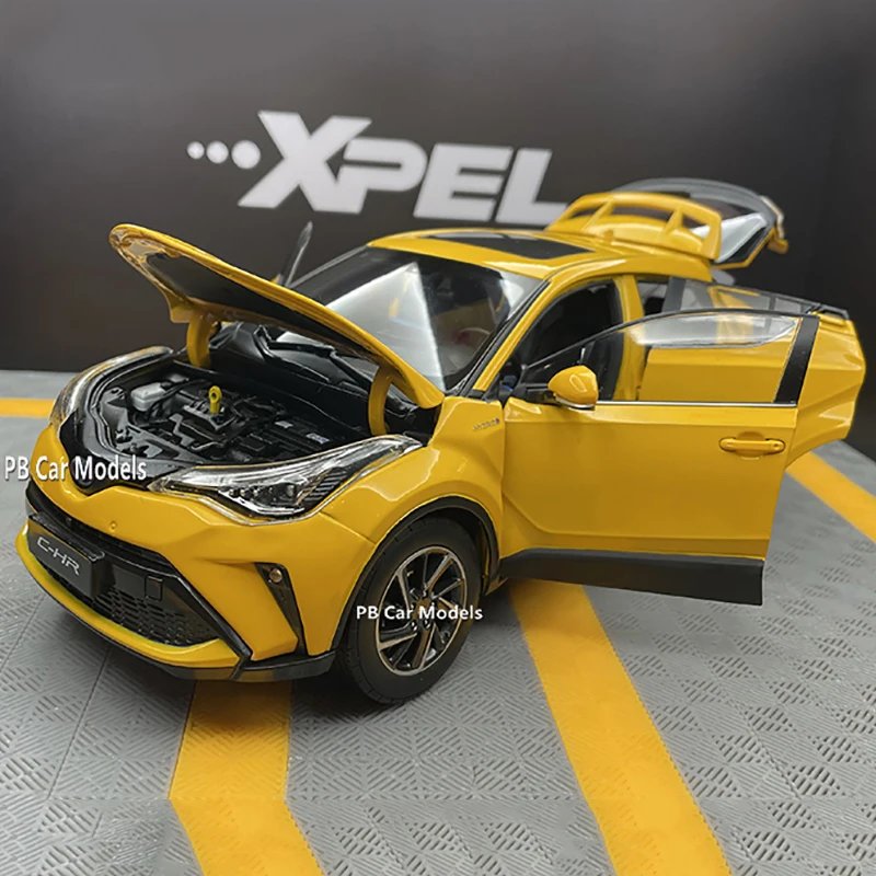 2021 Original C-HR CHR 1:18 SUV Simulation Alloy Car Model Collection+small gift