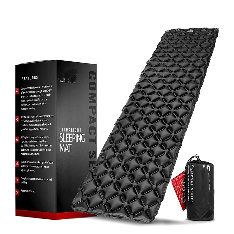 Outdoor Gear, Ultra‑Light Folding Inflatable Mat, Moisture‑Proof Sleeping Mat for Outdoor Tents