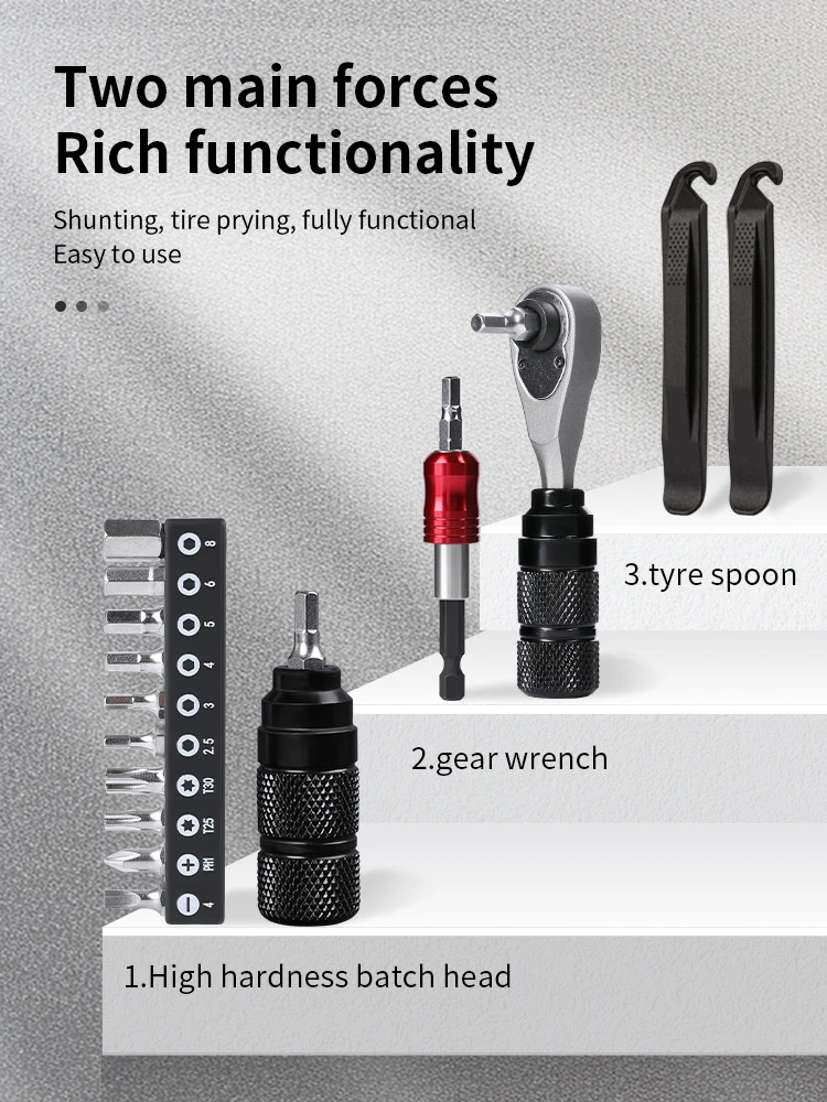 AliExpress ESLNF Bicycle Cycling Equipment Combined Portable Kit Multifunction Mtb Bike Scooter Repair Tools Toolkit Set