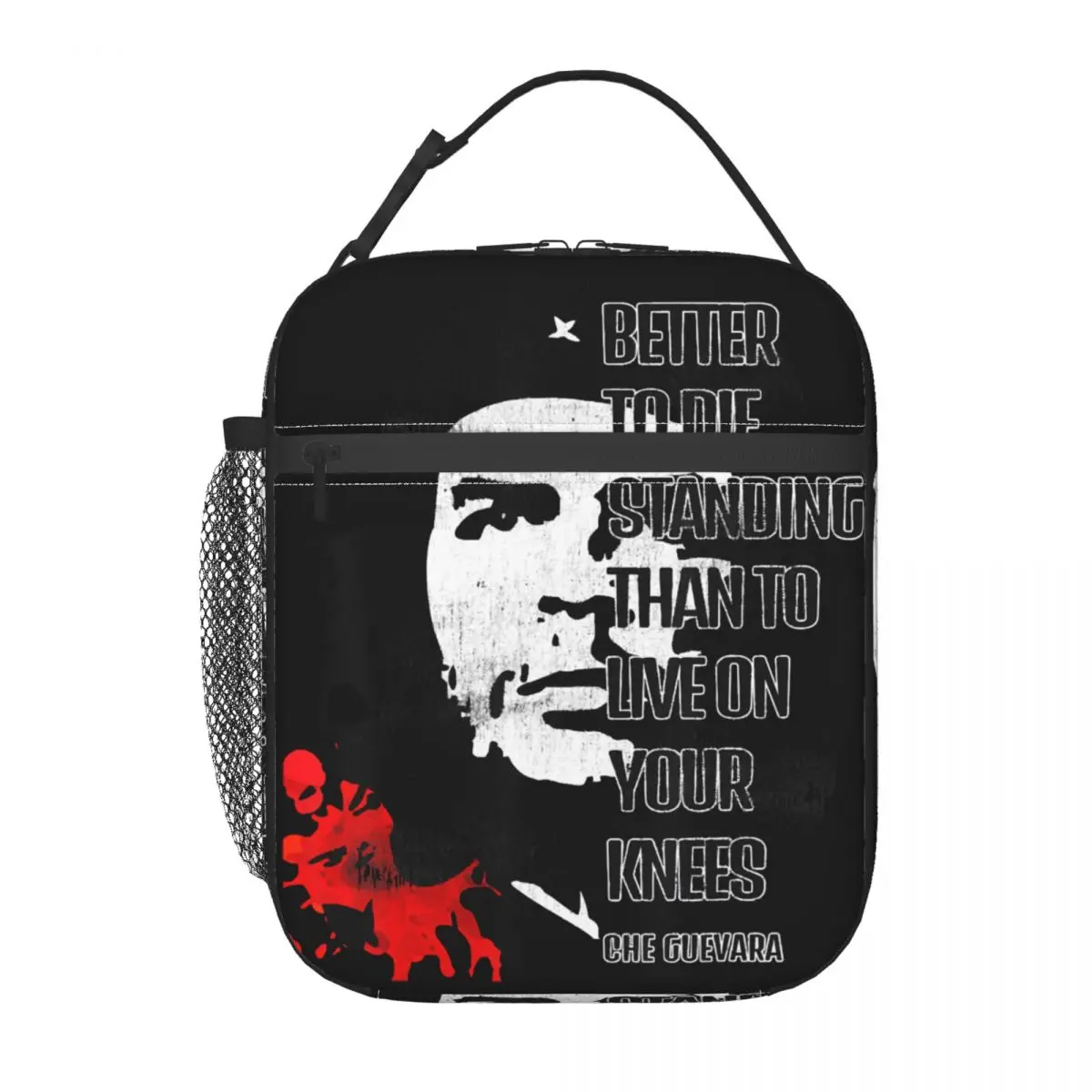 Retro Che Guevara Insulated Lunch Bags for Camping Travel Cuba Cuban Revolution Leakproof Cooler Thermal Bento Box Women Kids