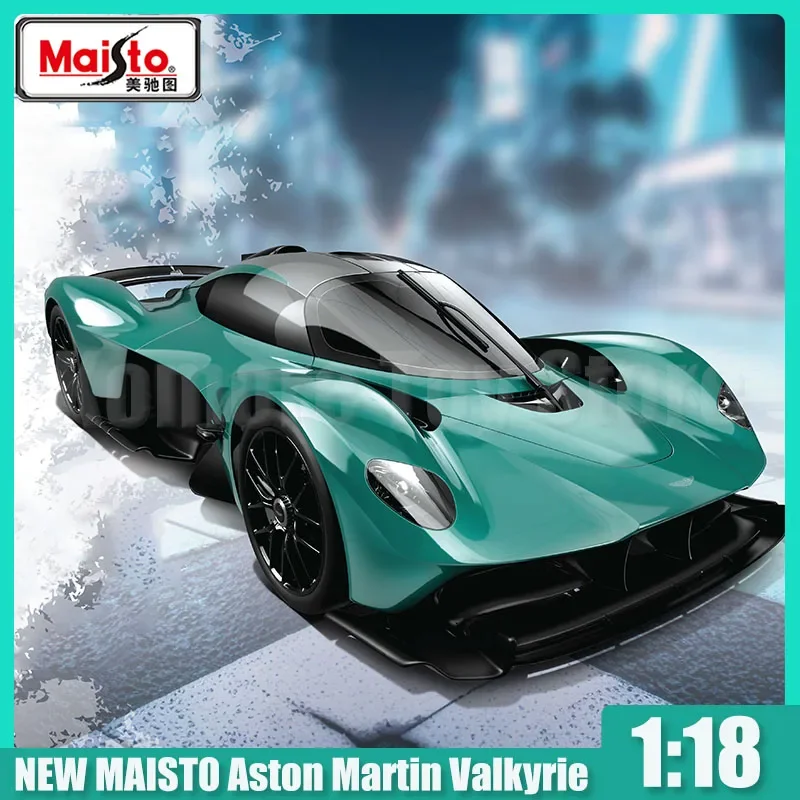 

Maisto 1:18 New Aston Martin Valkyrieracing Sports Car Diecast Model Edition Alloy Luxury Vehicle Collection Model Toy Gift