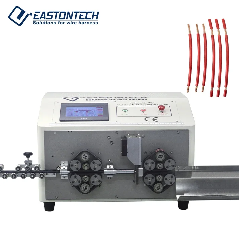 High-performance Cable Stripping Machine EW-3040 16mm OD Wire Cutting Stripping Machine With Safety Function