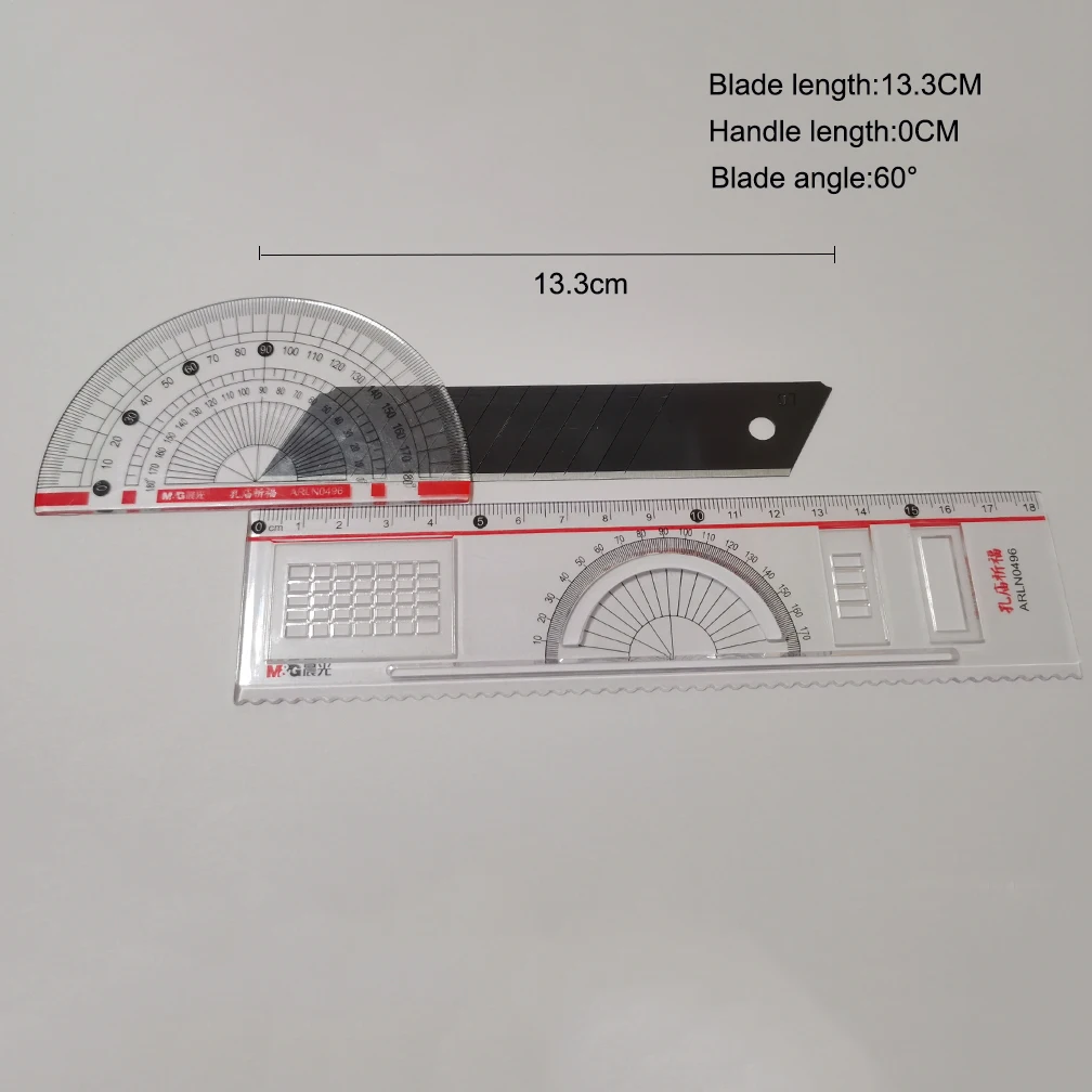 10Pieces 25MM Heavy Duty Utility Knife Blade Box Cutter Retract Blades for Cardboard DIY Crafts Black Silver Dropshipping