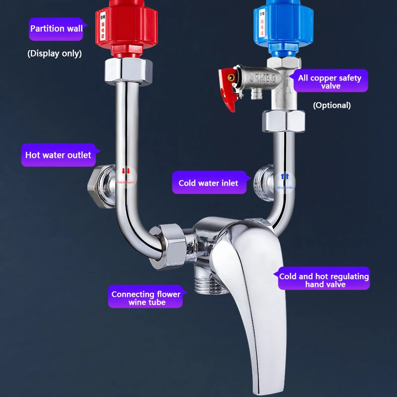 

Electric Water Heater Electric Shock-free Anti-electric Wall Innovative Household Water Heater Safety Protection Accessories