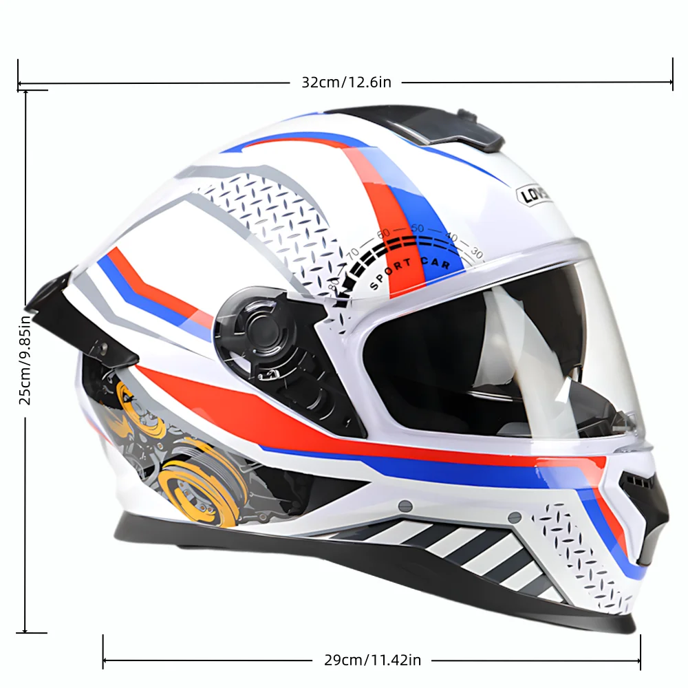 Unisex Tam Yüz Motosiklet Kask - Mountain Biking Full Face Helmet incelemesi ve fiyatı