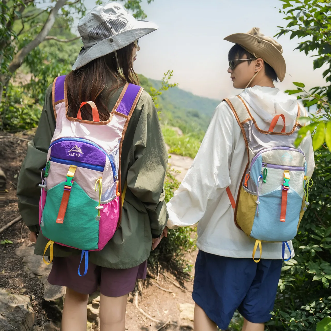 Lightweight Hiking Backpack Multifunctional Outdoor Sports Rucksack Waterproof Travel Daypack for Cycling Trail Running Trekking