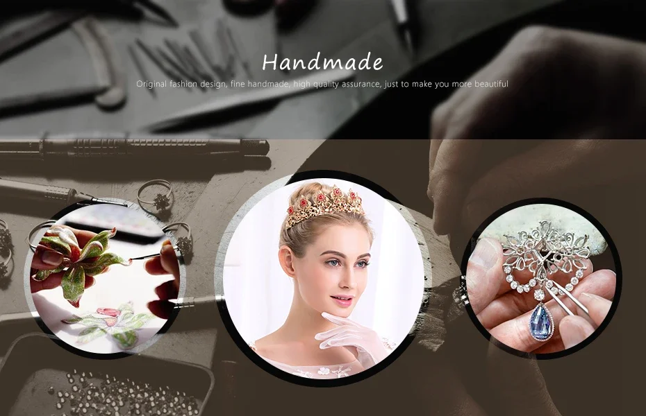 Blumen-Kristall-Haarspangen, Braut-Haarschmuck, U-förmiger Perlen-Haarschmuck, modisches Design, Kopfschmuck, Kopfbedeckung, Geschenk – Detail 15