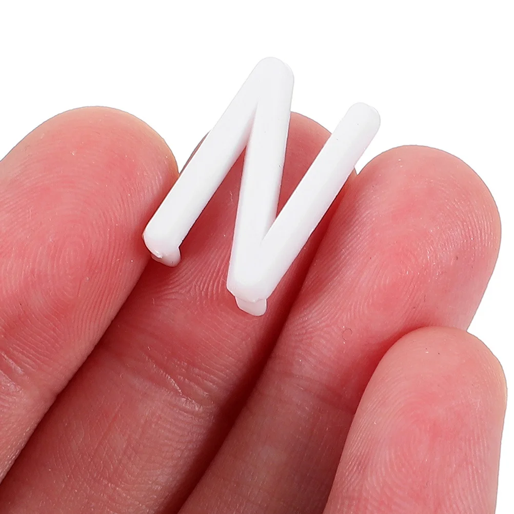 2 مجموعات من الحروف الأبجدية البلاستيكية القابلة لإعادة الاستخدام ورأى مجلس الحروف لعلامات لوحة الإعلانات لوحات الرسائل اللوازم المكتبية المنزلية #5