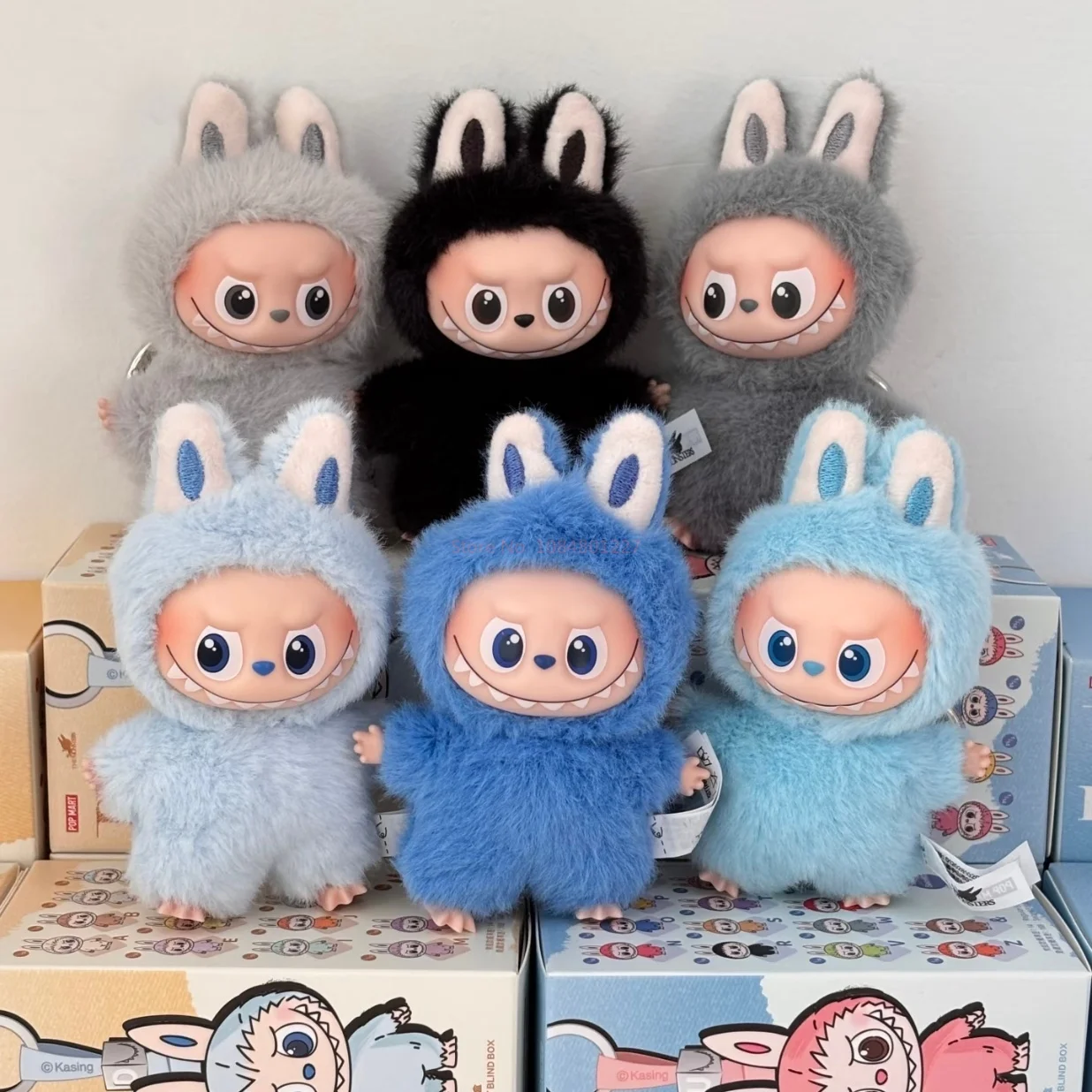 جديد حقيقي Popmart وحوش Labubu V4 دبوس لسلسلة الحب الفينيل أفخم صندوق أعمى حقيبة قلادة هدية المفاتيح صندوق غامض اللعب #6