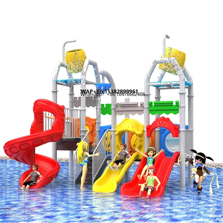 

Игровой комплекс из пластика на заказ: оборудование для детских площадок, уличные горки для аквапарков, белые водные горки для продажи