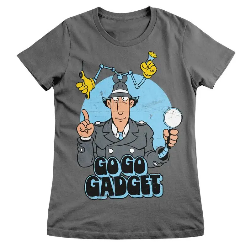 Maglietta Da Donna Ufficialmente Licenziata Di Inspector Gadget Go Go Gadget