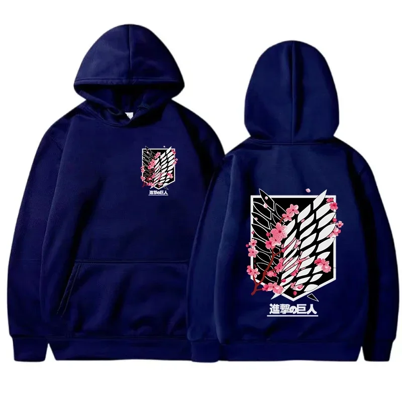 2024 Spring Autumn New Hoody Anime Hoodie Men's Fashion Warm Sweatshirt Graphical Printed Hip Hop Hoodies Casual Streetwear