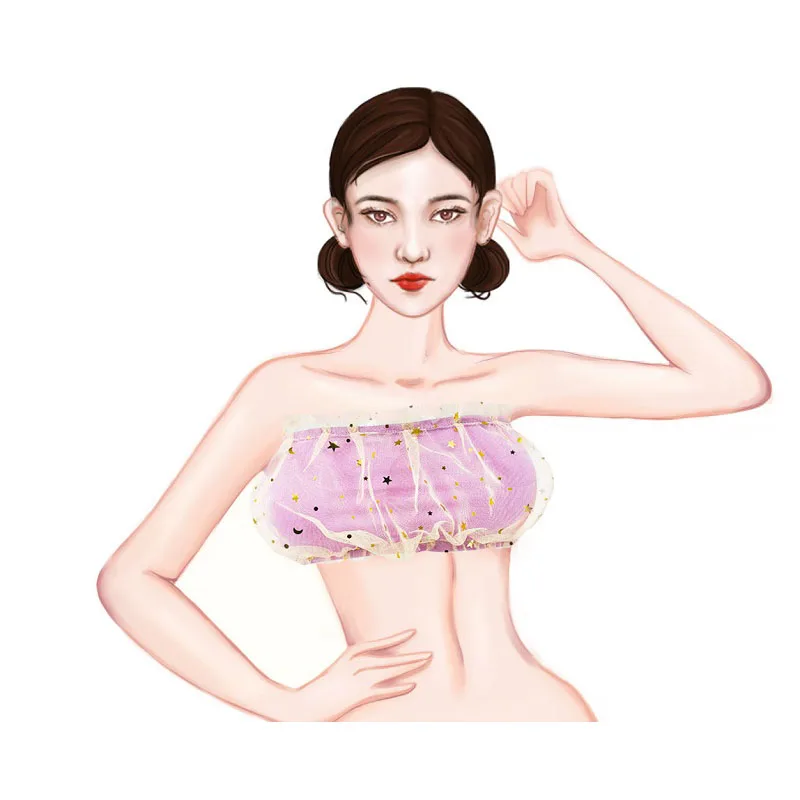 2024 New Summer Women\'s Ster Sequins Gauze Patchwork Crop Tube Top Vests Sexy Clubwear Plus Size 3XL 5XL 10XL 6XL 7XL 8XL 9XL
