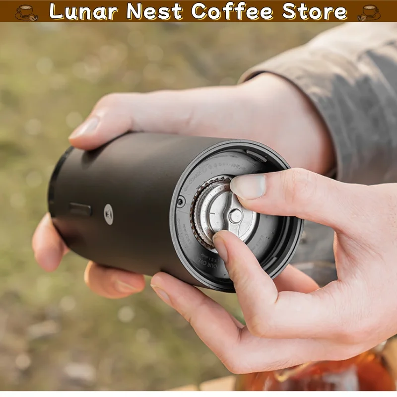 New Timemore Whirly 01s Electric Coffee Grinder Portable Automatic Espresso Pour Over Coffee Grinder Home Outdoor Portable Use