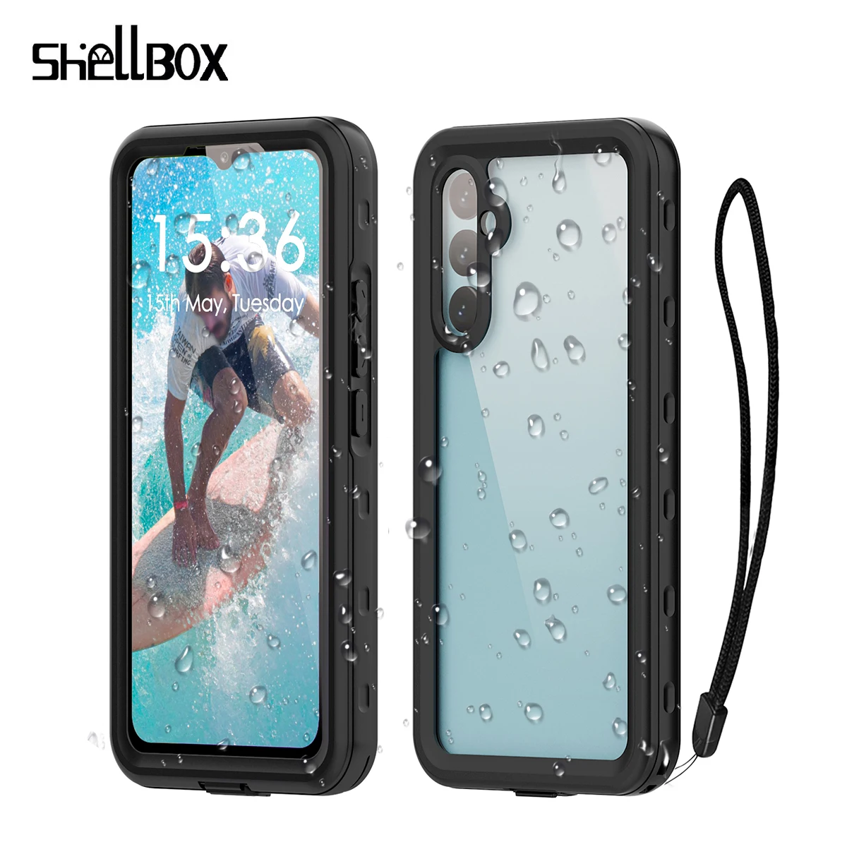 

IP68 Waterproof Case for Samsung A55 A35 A36 A54 with Screen Protector Shockproof Dustproof Phone Cover for Underwater Swimming