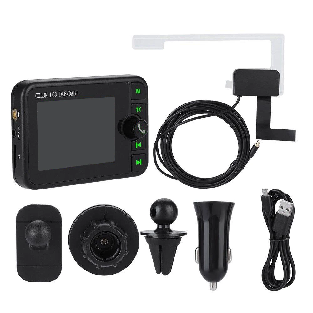 

Car DAB Player with 2 8 Inch Color Display Wireless Streaming and FM Transmission for Enhanced Audio Experience