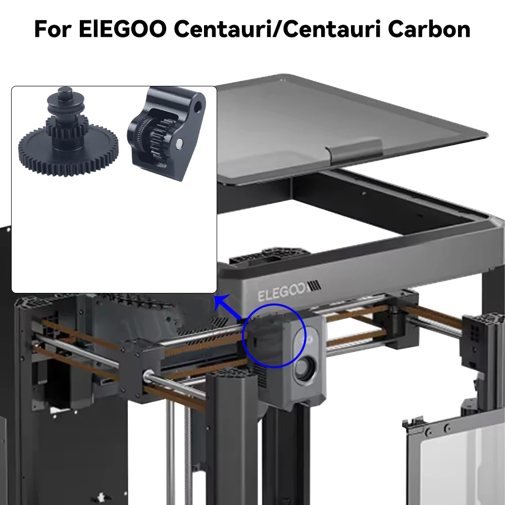 

Toaiot For Elegoo Centauri Carbon Extruder Gears Hardened Steel High Precision Wear-Resist Centauri Carbon Accessories