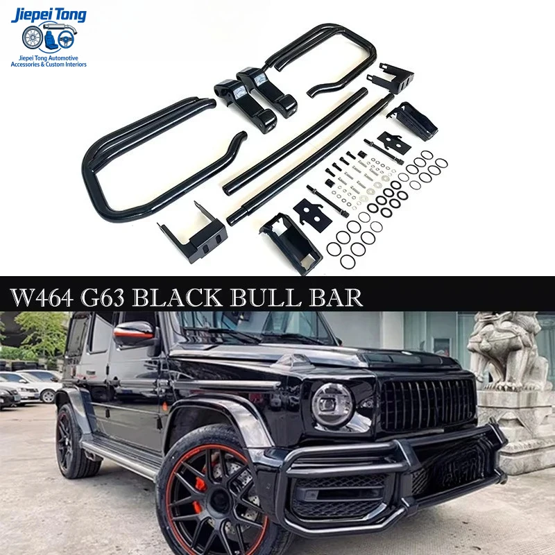 

2019-2024Year W464 G63 Front Bumper Guard for G Wagon W463A G63 Black Bull Bar Protect