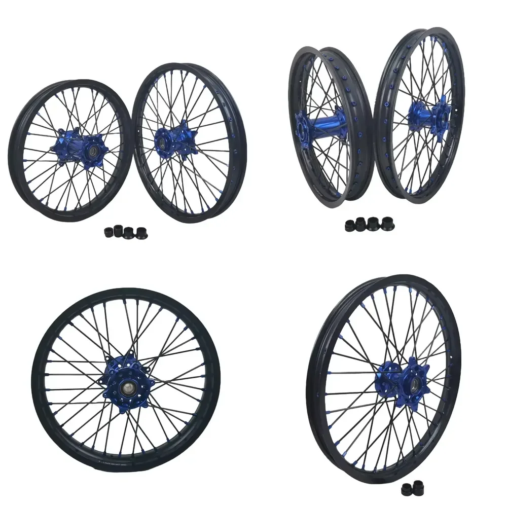 【2026 Popular】 Motorcycle Wheels Set for YZ125 250 YZF 7075 Aluminum Alloy Wheels Motorcycle Accessories