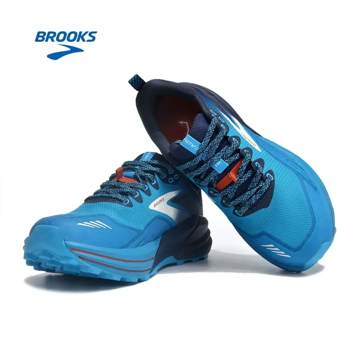 Running Shoes BROOKS Cascadia 16 Yellow Black Grenadine Men Women Long-Distance Road Sport Training Casual Sneakers