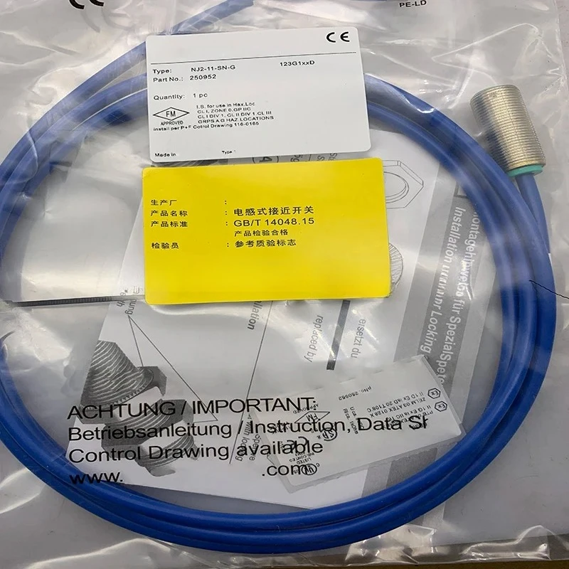 Fast delivery Inductive Proximity Switch NJ2.5‑14GM‑N‑Y21146 NJ2.5‑14GM‑N‑V1‑Y21146 Ready To Ship
